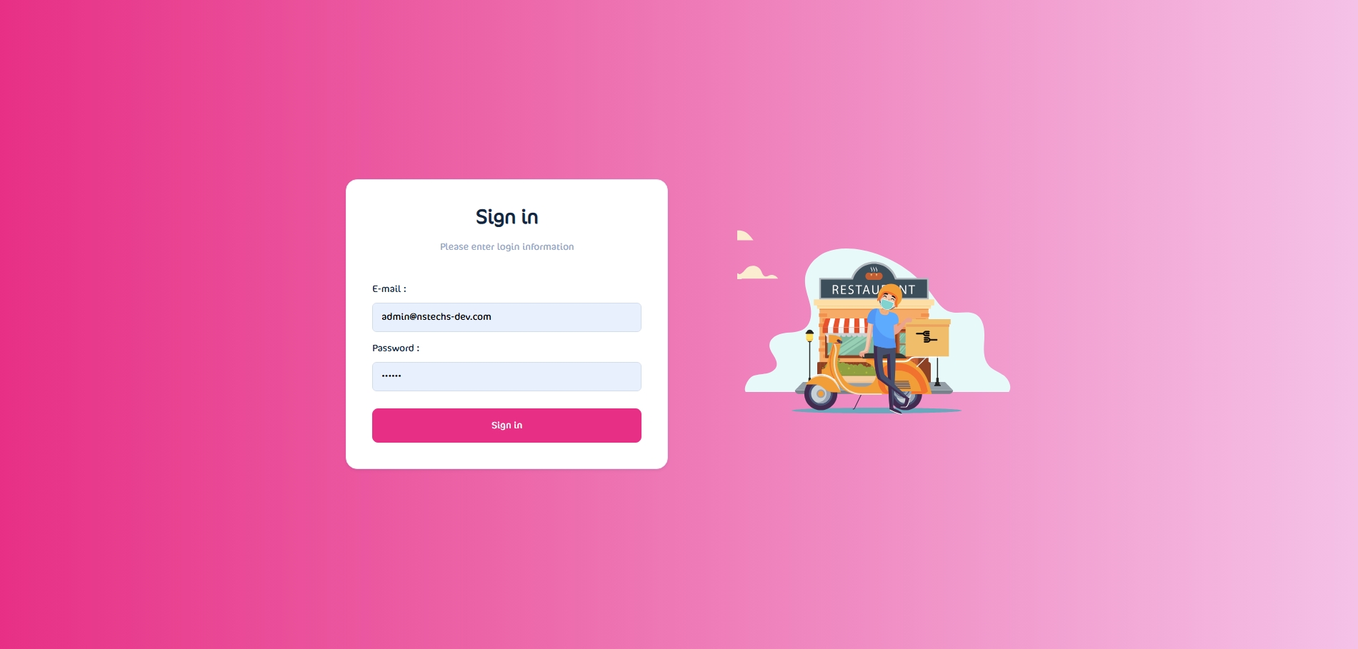 Turpo Eat Dashboard